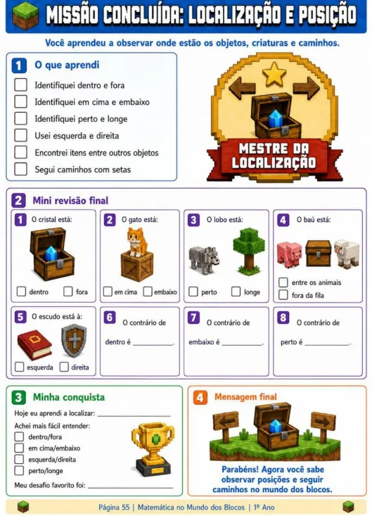 Atividade visual de matemática