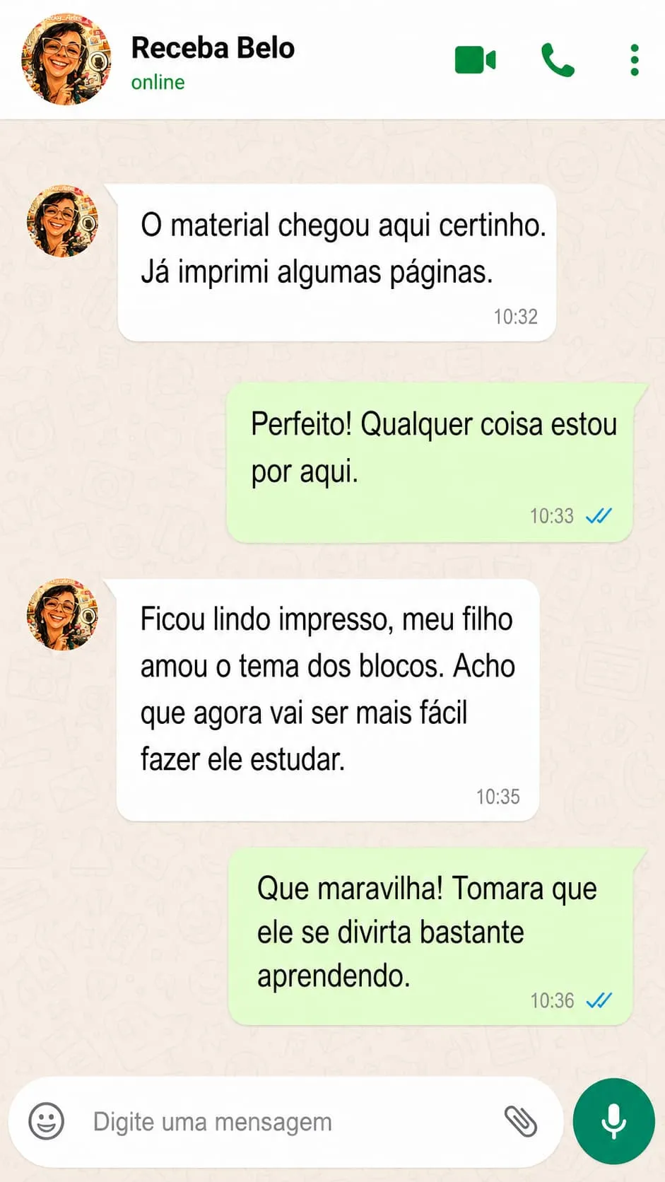 Relato de cliente 6